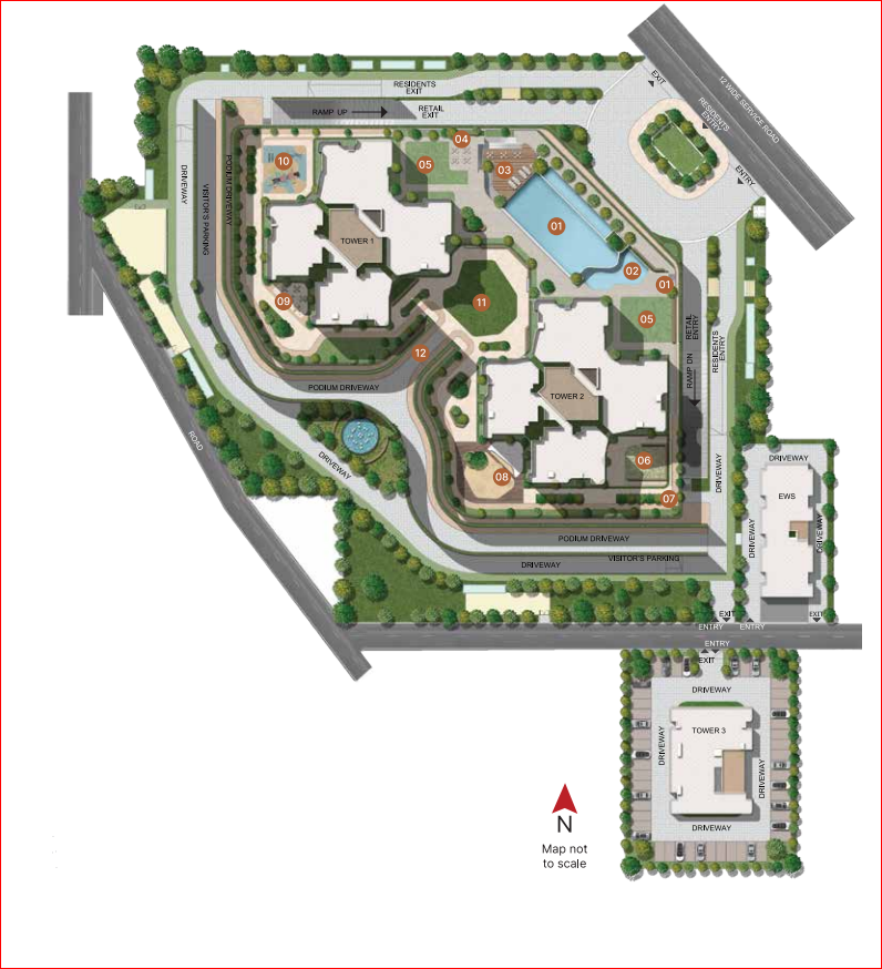SOBHA ALTUS – TOWER 2,Master Plan | DhanBhumi